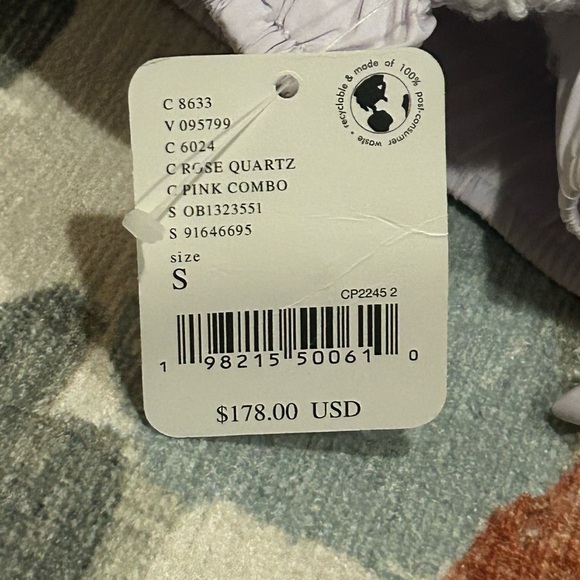 NWT Free People Movement Fuzzy Was She Fleece Pullover size S in Rose Quartz - Picture 6 of 8